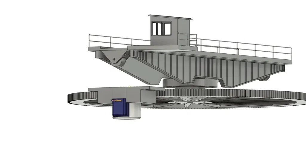 Mô hình bàn xoay tàu hỏa (Turntable) in 3D cực chi tiết cho sa bàn - Image 1