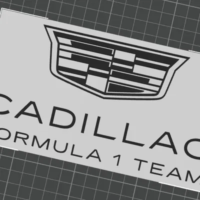 Mô hình logo Cadillac F1: Trang trí cho tín đồ đam mê tốc độ