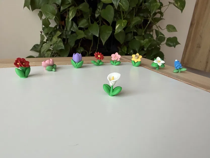 Mô hình hoa Calla Lily (Hoa Rum) thực tế - Image 1