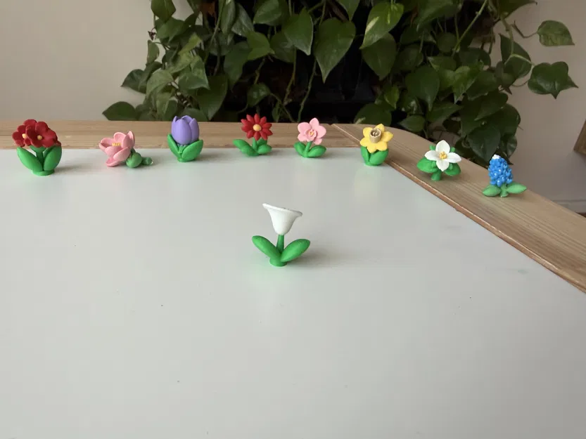 Mô hình hoa Calla Lily (Hoa Rum) thực tế - Image 2