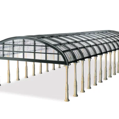 Mái Vòm Nhà Ga Xe Lửa (Canopies) Cho Mô Hình Sa Bàn Cổ Điển