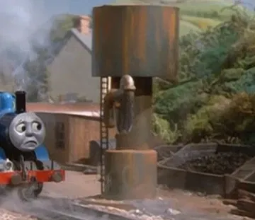 Mô hình tháp nước công nghiệp cổ điển trang trí sa bàn tàu hỏa - Image 1