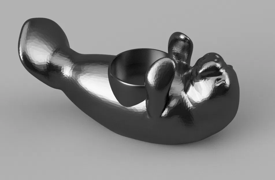 Giá đỡ nến bò biển chân thực - Series sinh vật dưới nước - Image 2