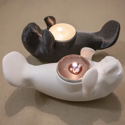 Giá đỡ nến bò biển chân thực - Series sinh vật dưới nước