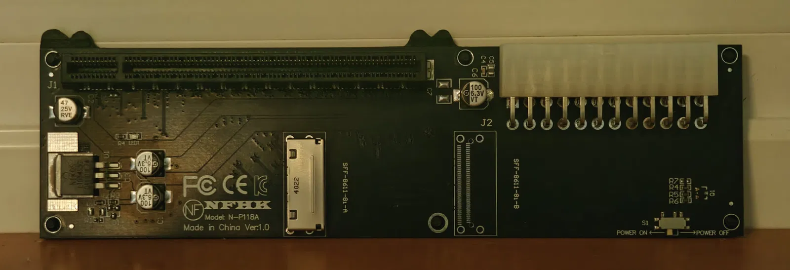 Bộ Jig Kiểm Tra Kích Thước NFHK Oculink 8i sang PCI Express 4.0 x16 - Image 1