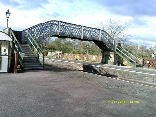 Mô hình 3D cầu vượt đi bộ cho sa bàn đường sắt - Chi tiết sắc nét - Image 1