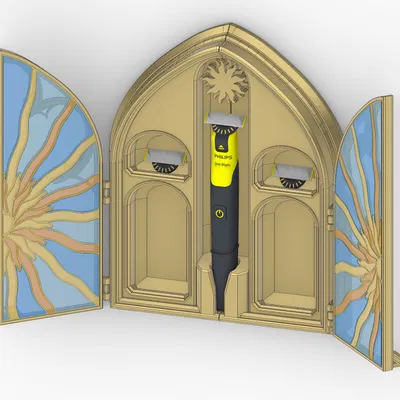 The Dawn Vault - Hộp trưng bày cho máy cạo râu OneBlade