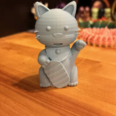 Mô hình Mèo thần tài LUKY CAT in 3D mang lại may mắn