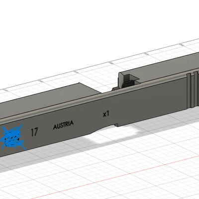 File thiết kế STEP cho Slide Airsoft G17 Gen3 tùy chỉnh