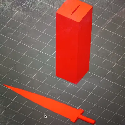 Mô hình thanh kiếm và bệ đỡ 3D (Sword and Precise Stand) độc đáo