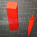 Mô hình thanh kiếm và bệ đỡ 3D (Sword and Precise Stand) độc đáo - Thumbnail 2