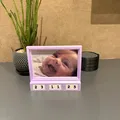 Khung Ảnh Để Bàn Tùy Chỉnh Ngày Sinh Cho Bé - Thumbnail 1