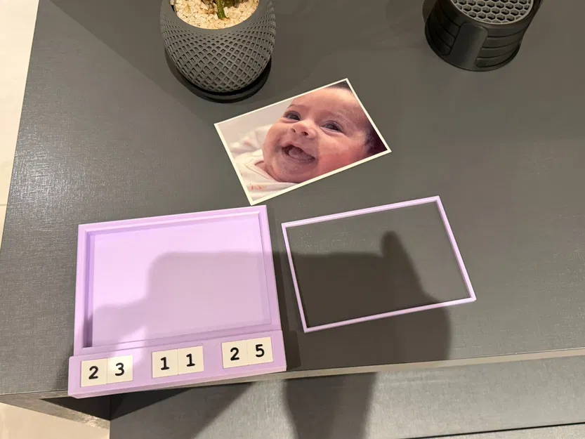 Khung Ảnh Để Bàn Tùy Chỉnh Ngày Sinh Cho Bé - Image 2