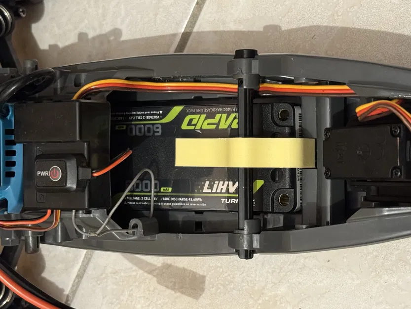 Miếng đệm pin (Lipo spacer) cho xe điều khiển Tamiya DT-03 Neo Fighter - Image 2