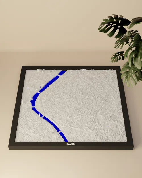 Sevilla, Tây Ban Nha - Mô hình địa hình 3D thu nhỏ - Image 2