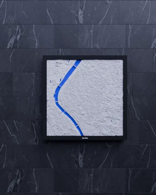 Sevilla, Tây Ban Nha - Mô hình địa hình 3D thu nhỏ - Image 5