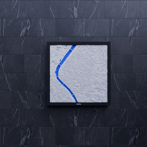 Sevilla, Tây Ban Nha - Mô hình địa hình 3D thu nhỏ - Image 8