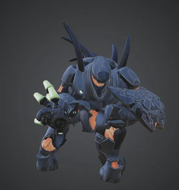 Mô hình Hunter Halo in 3D - Tượng nhân vật game cực chất - Image 1