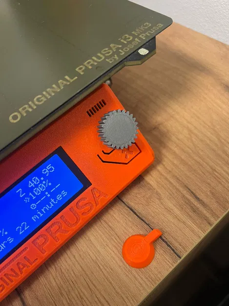 Nút vặn Gear Knob cho máy in 3D Prusa MK3S - Tăng độ bám - Image 1