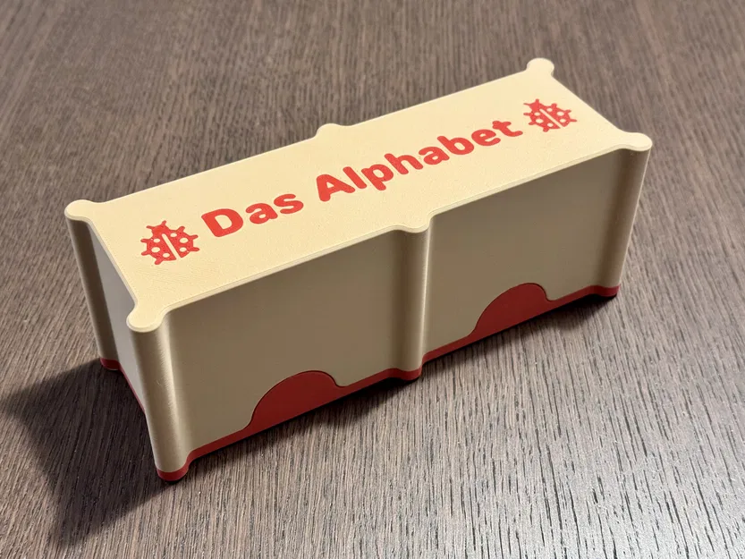 Bảng chữ cái (Das Alphabet) - Thẻ học chữ xúc giác phong cách Montessori - Image 1