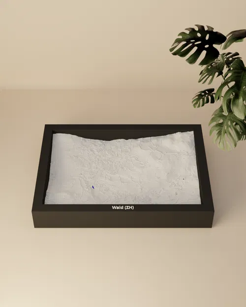 Mô hình địa hình thu nhỏ Wald ZH, Thụy Sĩ - In 3D - Image 3