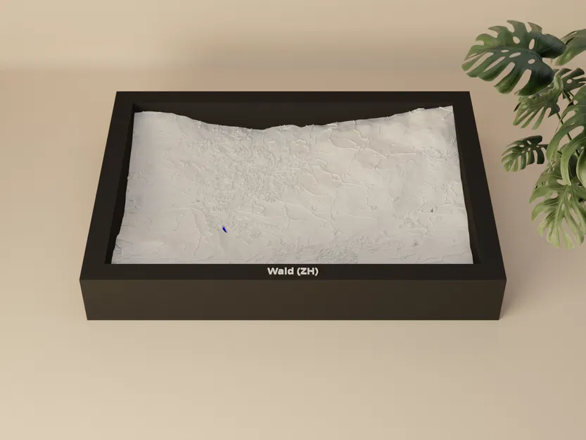 Mô hình địa hình thu nhỏ Wald ZH, Thụy Sĩ - In 3D - Image 4