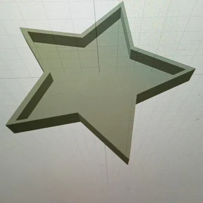 Khay hình ngôi sao (Star Plate) - Phụ kiện in 3D trang trí độc đáo