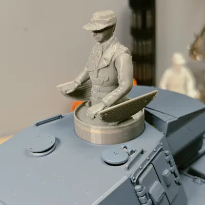 Mô hình Chỉ huy xe tăng Đức Panzer III cho RC Tank