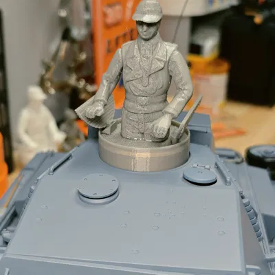 Mô hình Chỉ huy xe tăng Đức Panzer III cho RC Tank