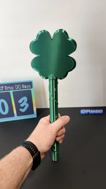 Đũa Phép "Thanh Toán May Mắn" | Phiên Bản Cỏ 4 Lá | R7Makers - Image 1