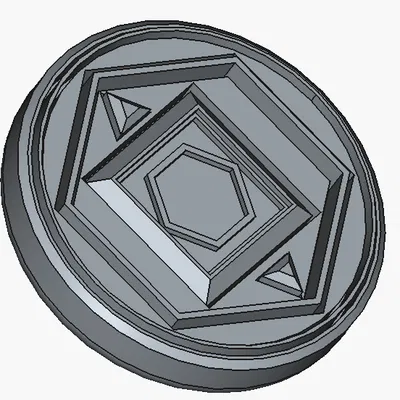 Lucky Sensory Coin Stamp - Đồng xu cảm giác kiêm con dấu