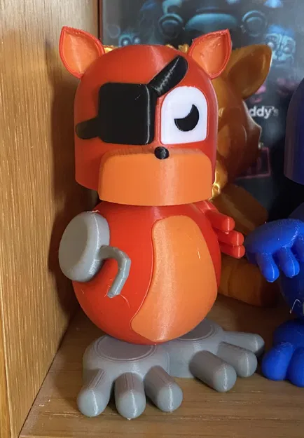 Mô hình đồ chơi để bàn Foxy Bobblehead lấy cảm hứng từ FNAF 3 - Image 1