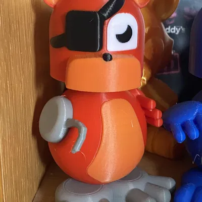 Mô hình đồ chơi để bàn Foxy Bobblehead lấy cảm hứng từ FNAF 3