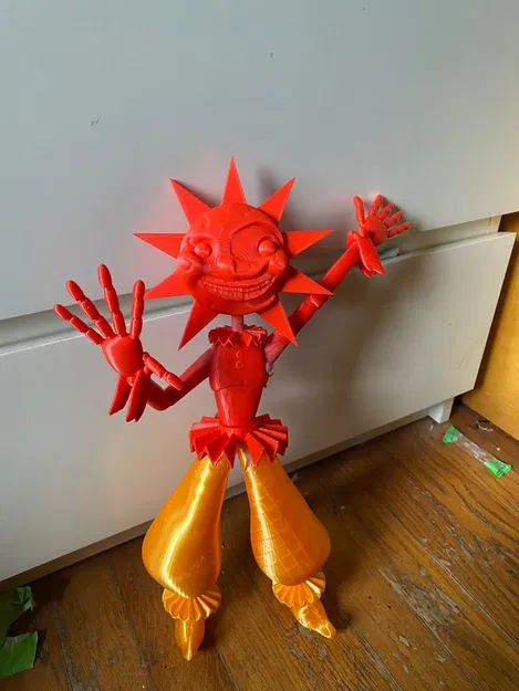 Mô hình in 3D Daycare Attendant Sun từ FNAF - Dễ in & Chi tiết - Image 1