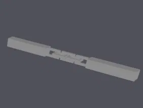 Mô hình côn nhị khúc khối (Simple Blocky Nunchucks) giải tỏa căng thẳng - Image 1