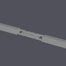 Mô hình côn nhị khúc khối (Simple Blocky Nunchucks) giải tỏa căng thẳng