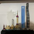 Đế trưng bày cho mô hình LEGO Shanghai Architecture Skyline - Thumbnail 1