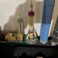 Đế trưng bày cho mô hình LEGO Shanghai Architecture Skyline - Thumbnail 2