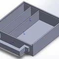 Hộp đựng mũi khoan và dụng cụ 3 ngăn tiện lợi - Thiết kế 3D in dễ dàng - Thumbnail 7