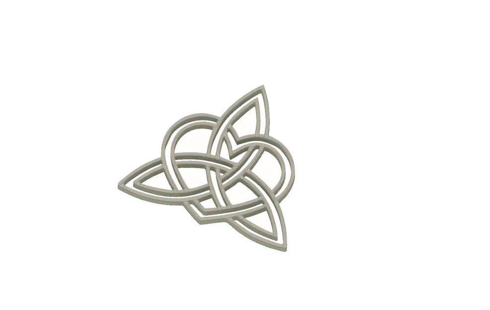 Nút cài hình trái tim Celtic - Image 3