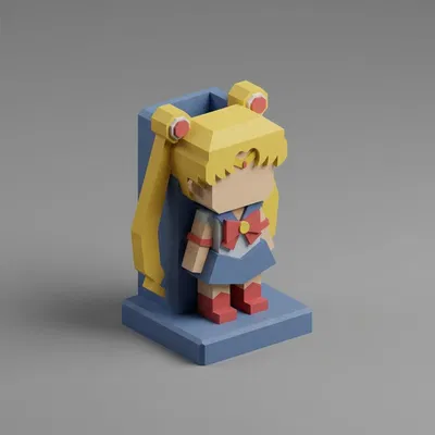 Mô hình khay cắm bút Sailor Moon 8-bit siêu dễ thương