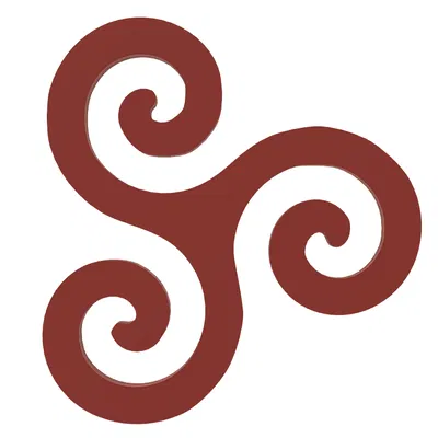 Nút Cài Triskele 1 Lỗ