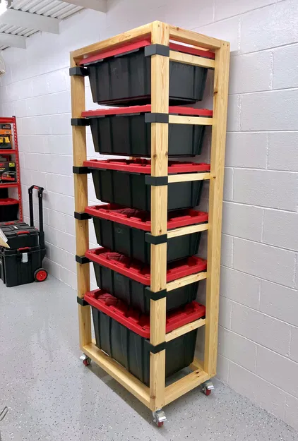 Bộ chặn và nắp đậy in 3D cho kệ để thùng HDX nạp hông - Image 1