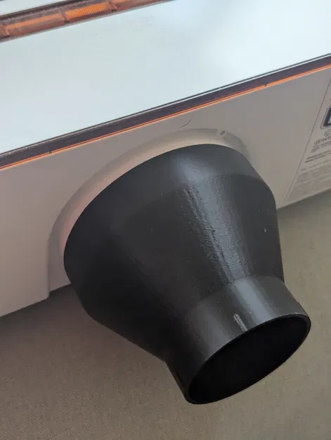 Bộ chuyển đổi ống thoát khí 3 inch từ Glowforge Aura sang máy lọc khói XTool F1 hoặc AP2 - Image 1