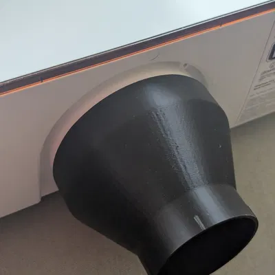 Bộ chuyển đổi ống thoát khí 3 inch từ Glowforge Aura sang máy lọc khói XTool F1 hoặc AP2