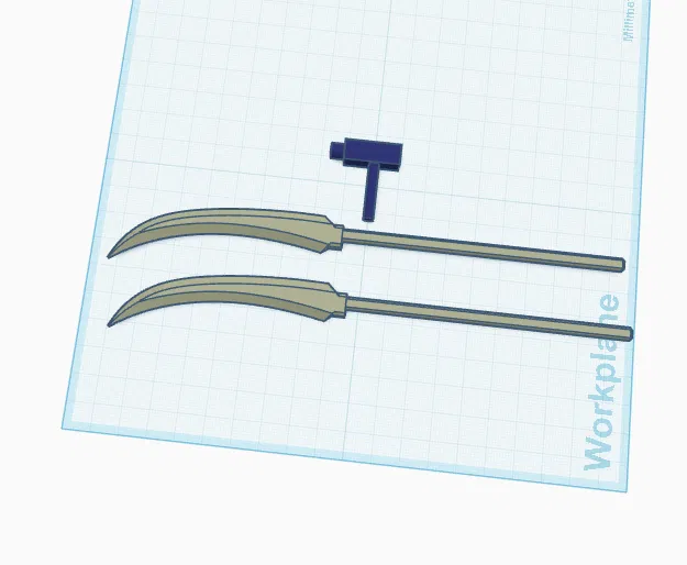 Bộ Vũ Khí Cho Dummy 13 - 2 Cây Thương Và 1 Khẩu Blaster - Image 1