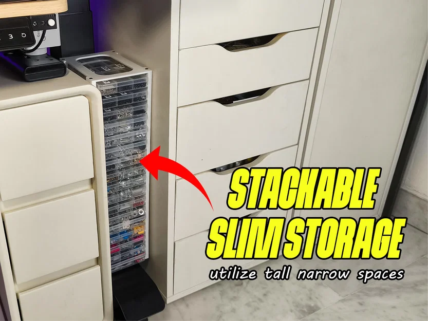 Ngăn Kéo Lưu Trữ Slim Stackable - Image 1