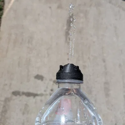 Nắp bình nước hình thú in 3D - Đồ chơi phun nước sáng tạo cho bé