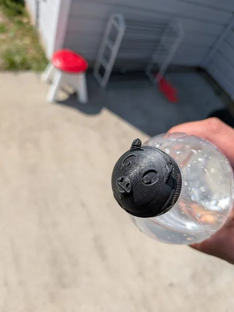 Nắp bình nước hình thú in 3D - Đồ chơi phun nước sáng tạo cho bé - Image 3