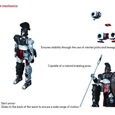 Soclion - Mô hình robot cơ khí tinh xảo tỷ lệ 1/50